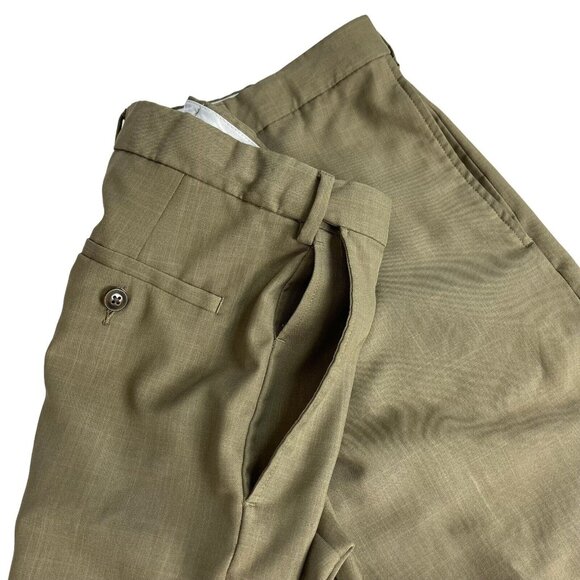 Haggar Clothing Dress Pants Brown Mens Size 34‎ (S10395) - Picture 2 of 9